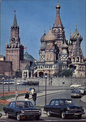 Saint Basil's Cathedral Moscow, Russia Postcard Postcard