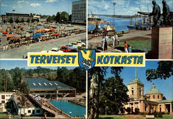 Terveiset Kotkasta Finland Postcard Postcard