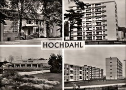 Various View of Modern Buildings Postcard