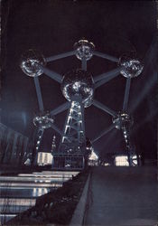 Atomium by Night Postcard