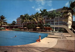 Swimming Pool at Hotel Cumanagoto Venezuela South America Postcard Postcard
