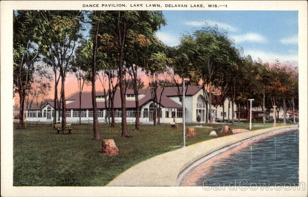 Dance Pavilion, Lake Lawn Delavan Lake Wisconsin
