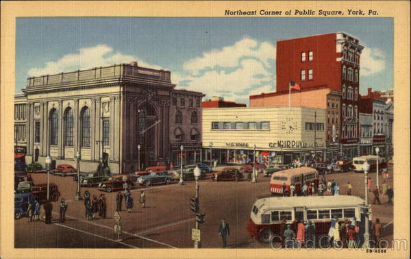 Northeast Corner of Public Square York Pennsylvania