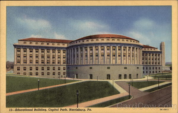 Educational Building, Capitol Park Harrisburg Pennsylvania