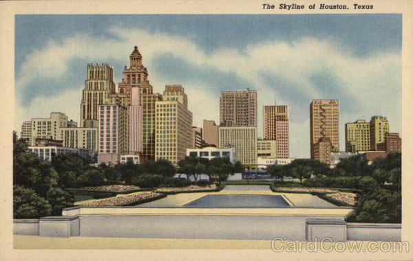 Downtown Skyline Houston Texas