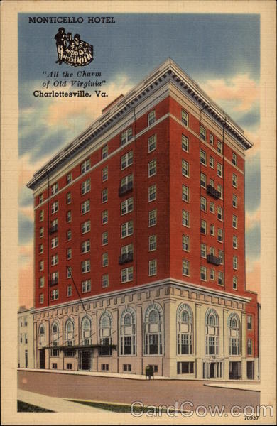 Monticello Hotel - All the Charm of Old Virginia Charlottesville