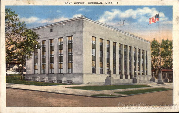 Post Office Meridian Mississippi
