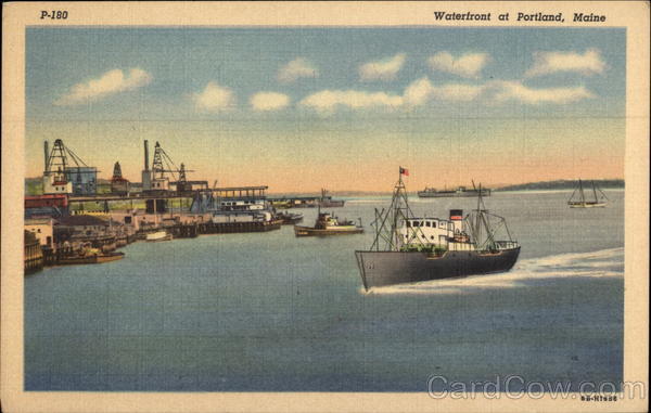 Waterfront Portland Maine