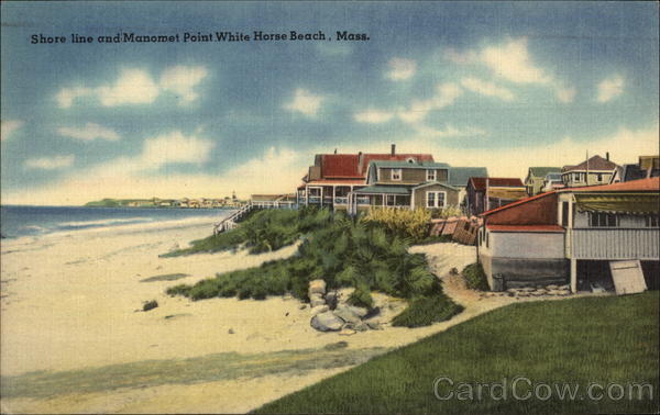 Shore Line and Manomet Point White Horse Beach Massachusetts
