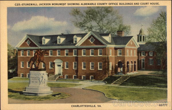 Stonewall Jackson Monument Charlottesville Virginia
