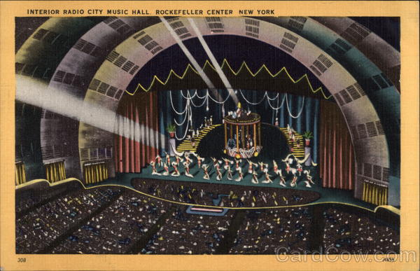 Rockefeller Center - Interior Radio City Music Hall New York