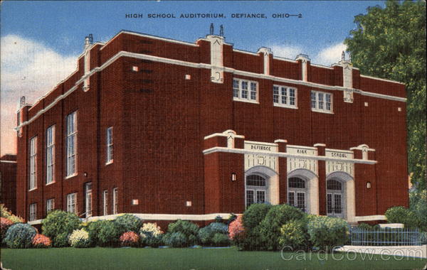 High School Auditorium Defiance Ohio