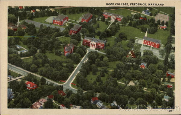 Aerial View of Hood College Frederick Maryland
