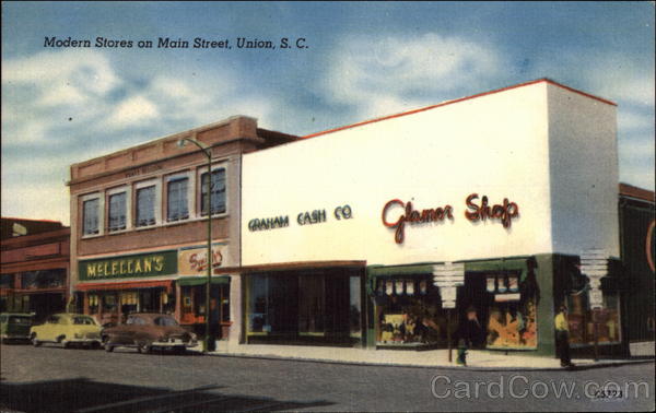 Modern Stores on Main Street Union South Carolina