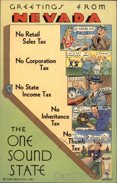 Greetings From Nevada - The One Sound State Maps