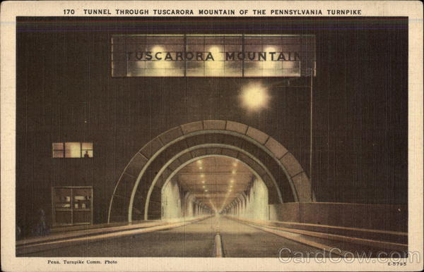 Tunnel Through Tuscarora Mountain of the Pennsylvania Turnpike Willow Hill
