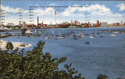 Skyline from South Shore Park Postcard