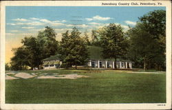 Petersburg Country Club Virginia Postcard Postcard