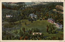 Davis and Elkins College and Campus Postcard