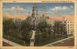 Cabell Conty Court House Postcard