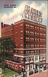 Hotel Rodney Wilmington, DE Postcard Postcard
