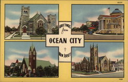 Greetings - City Churches Postcard