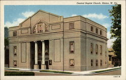 Central Baptist Church Hinton, WV Postcard Postcard