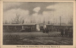Merritt Hall, the Enlisted Men's Club, Camp Merritt Postcard