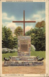 Monument to the Marquis de Montcalm Postcard