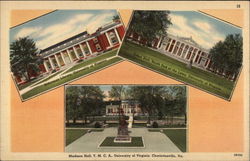 Alderman Library, University of Virginia Postcard