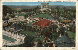 Bird's Eye View of Kennywood Park Postcard