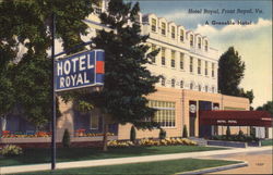 Hotel Royal Front Royal, VA Postcard Postcard