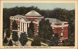 E. Lee Trinkle Library, Mary Washington College Fredericksburg, VA Postcard Postcard