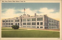 Wm. Penn Senior High School York, PA Postcard Postcard