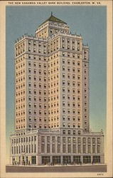 The New Kanawha Valley Bank Building Postcard