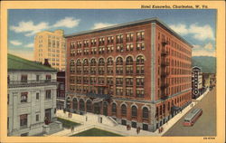 Hotel Kanawha Charleston, WV Postcard Postcard