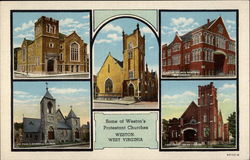 Weston's Protestant Churches Postcard