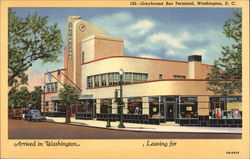 Greyhound Bus Terminal Postcard