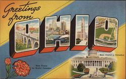 Greetings From Ohio Postcard Postcard