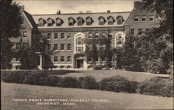 Morris Pratt Dormitory, Amherst College Massachusetts Postcard Postcard