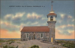 Gosport Church, Isle of Shoals Postcard