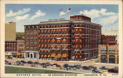 Ruffner Hotel - On Kanawha Boulevard Charleston, WV Postcard Postcard