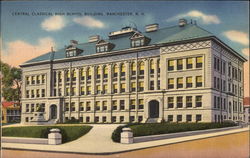 Central Classical High School Building Postcard