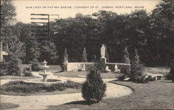 Our Lady of Fatima Shrine, Convent of St. Joseph Portland, ME Postcard Postcard