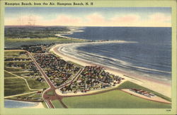 Hampton Beach from the Air Postcard