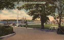 US Naval Training Station Newport, RI Postcard Postcard