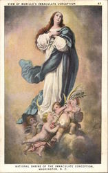 View of Murillo's Immaculate Conception, National Shrine of the Immaculate Conception Postcard