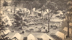 The FIrst Adventist Camp Meeting at the E.H. Root Farm Postcard