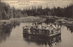 Kitch-Iti-Ki-Pi Springs Manistique, MI Postcard Postcard