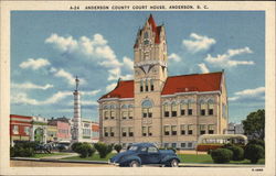 Anderson County Court House Postcard